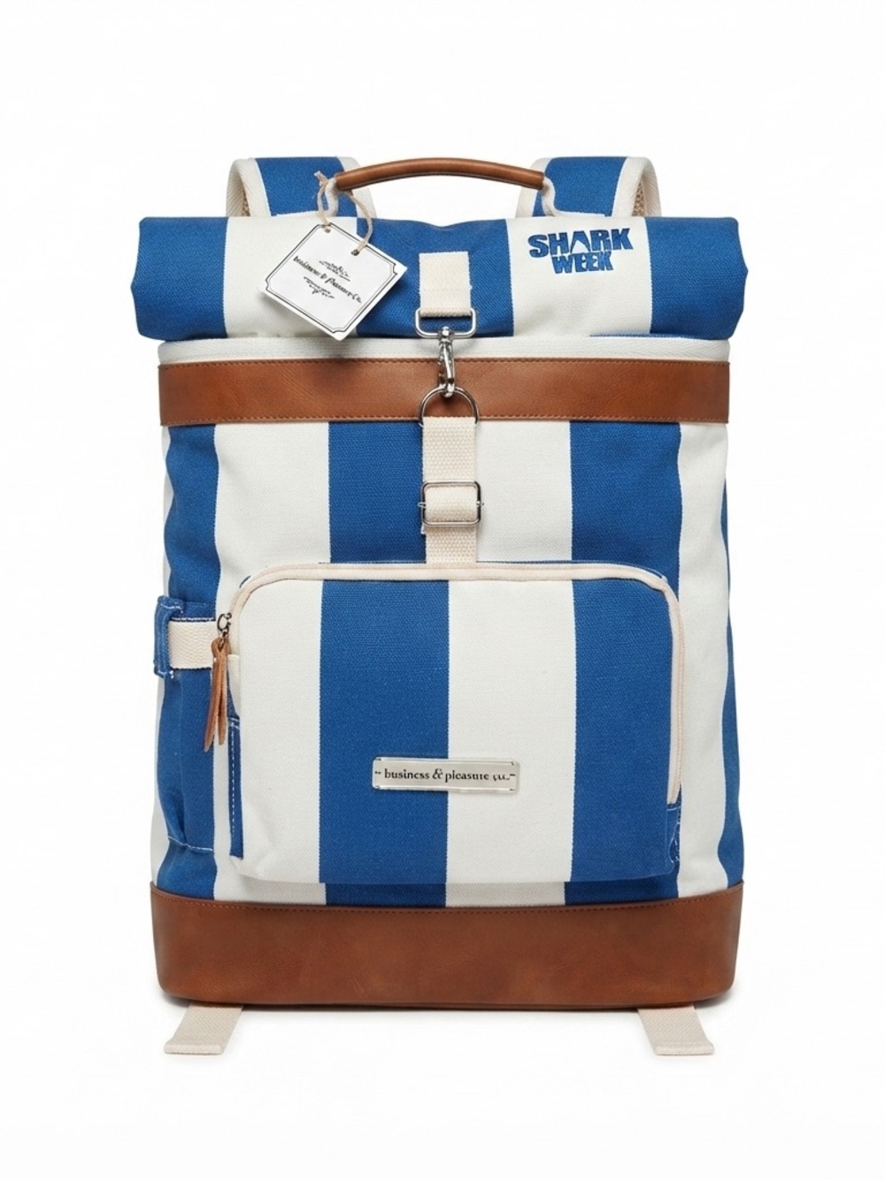 Business & Pleasure Co Shark Week Backpack Cooler NWT
